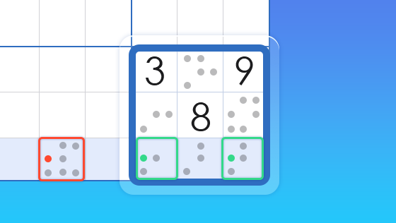 sudoku number combinations